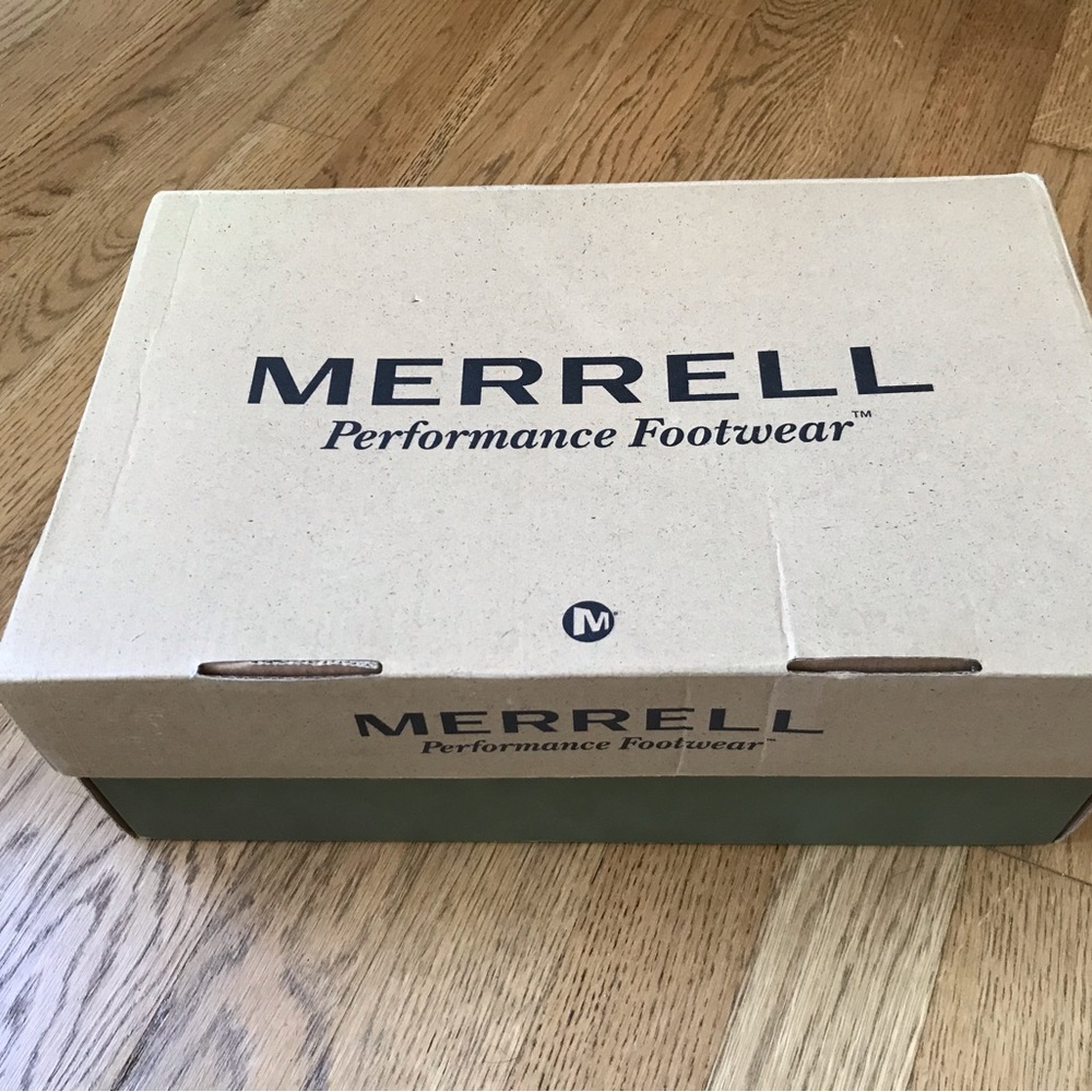 Merrell hiking shoes mint/tan/blue size 9/40 - Picture 10 of 10